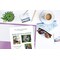 Better Office Products 2 Pocket Glossy Laminated Paper Folders Portfolio Letter Size, Lavender, 25PK 80179 - alternate 2